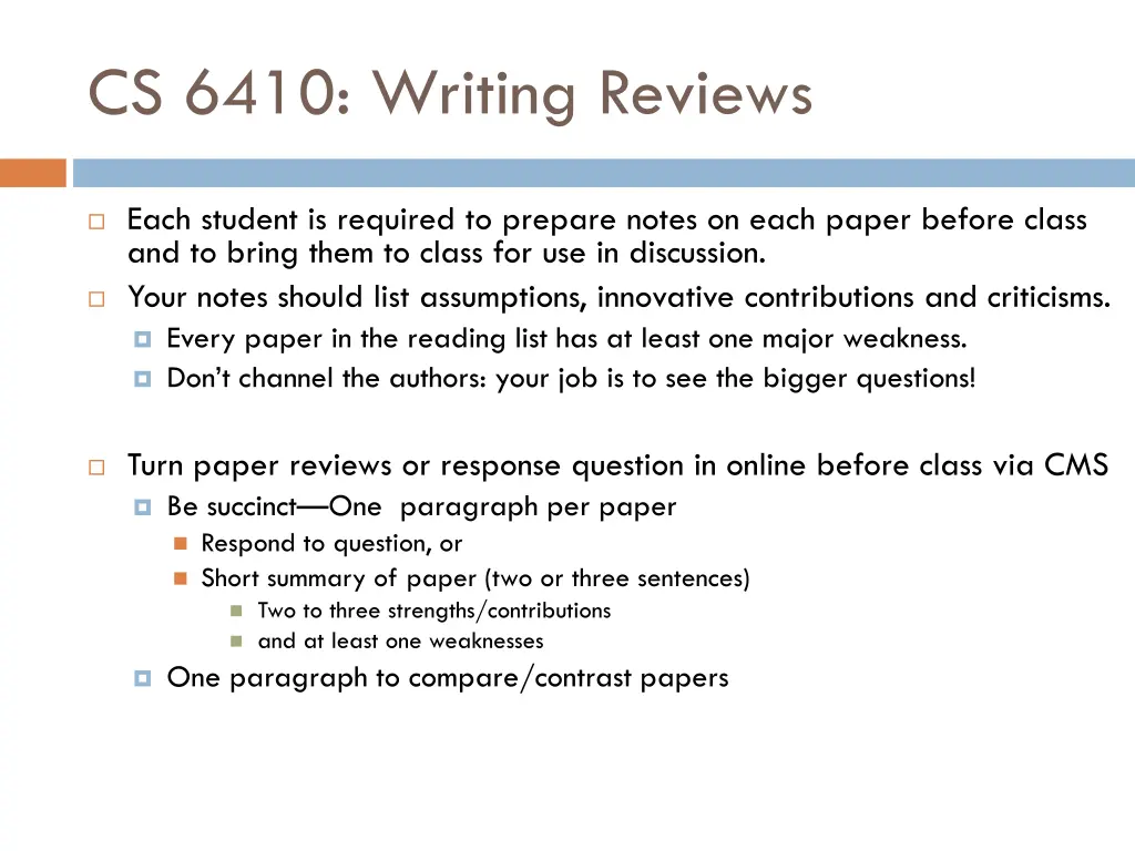 cs 6410 writing reviews