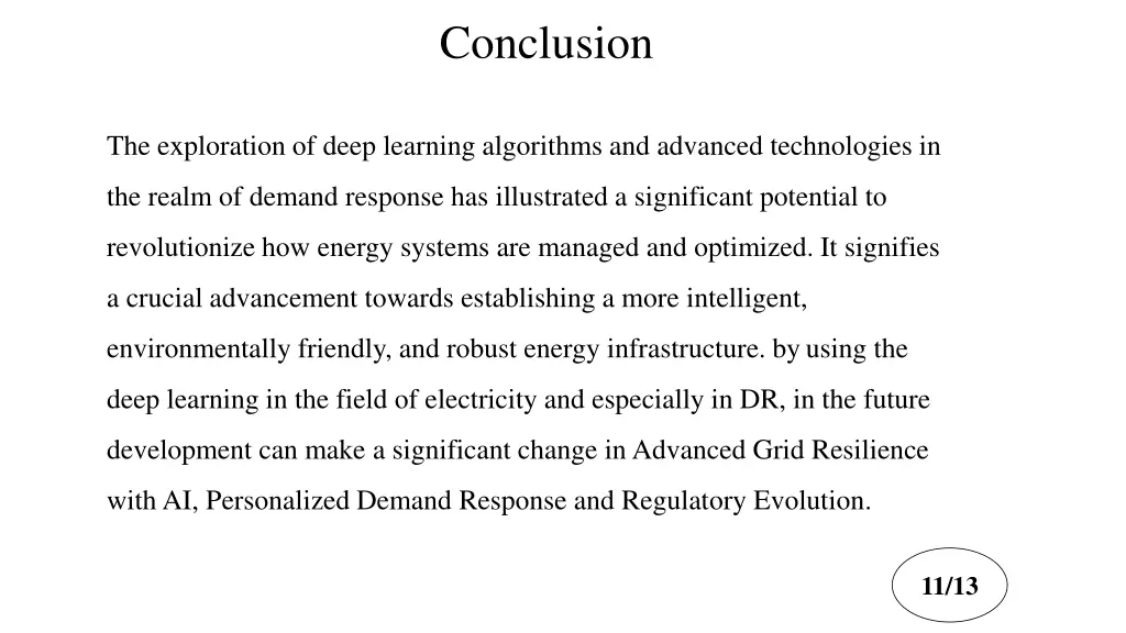 conclusion