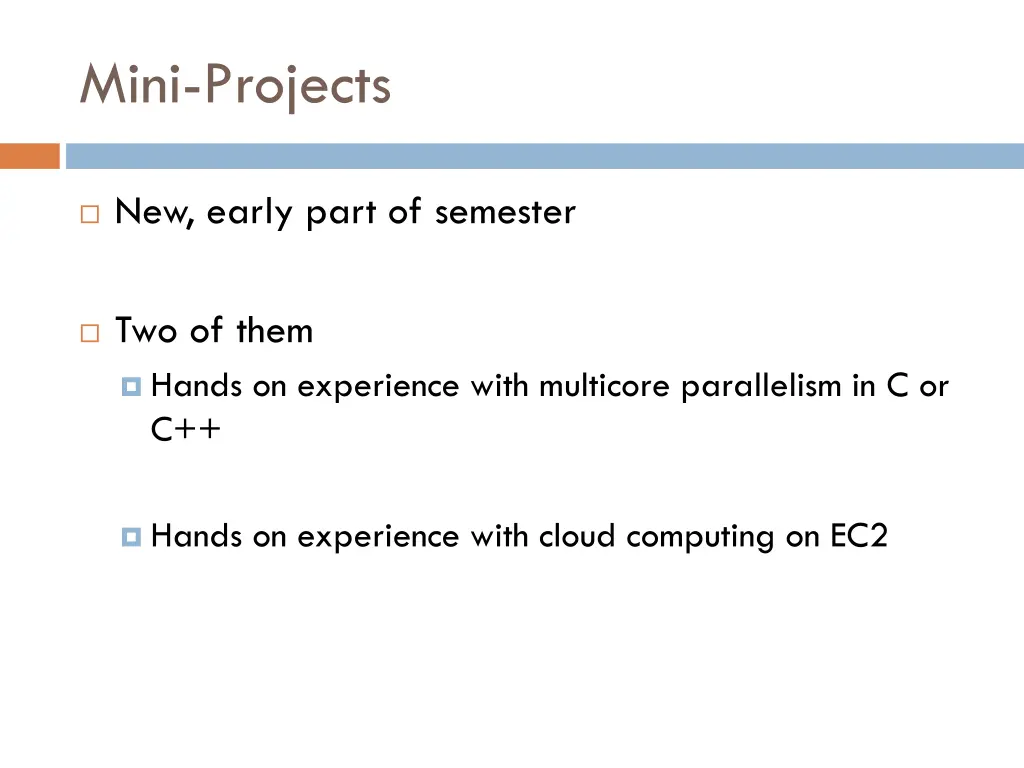 mini projects
