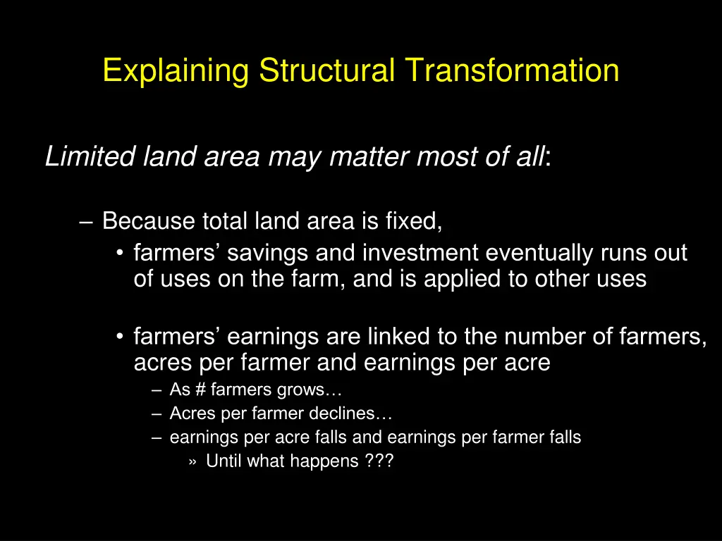 explaining structural transformation 2