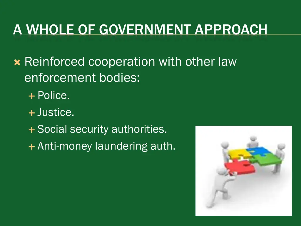 a whole of government approach