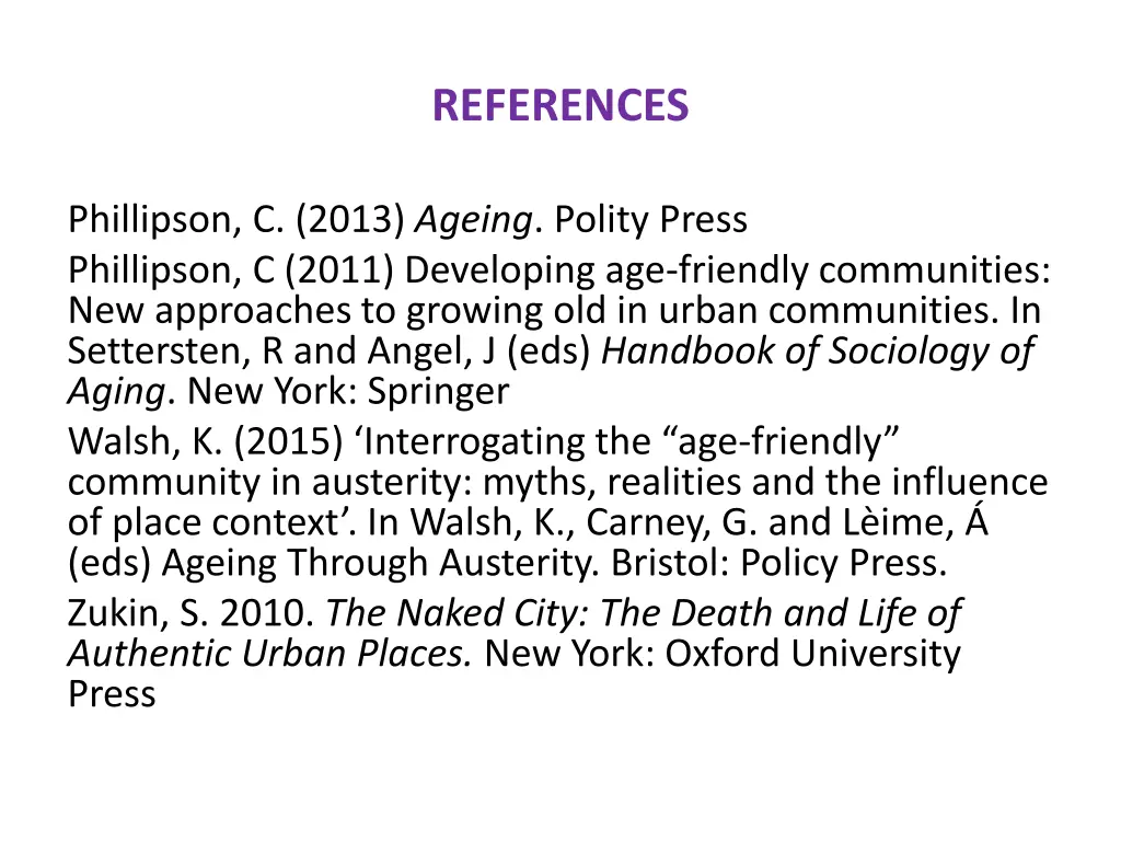 references