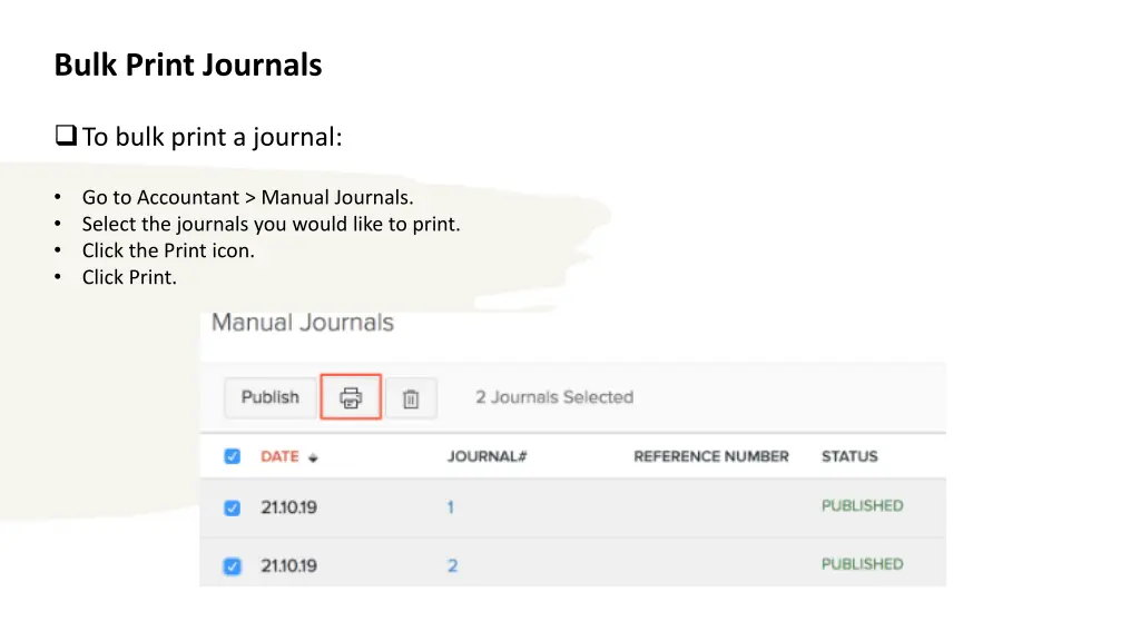 bulk print journals
