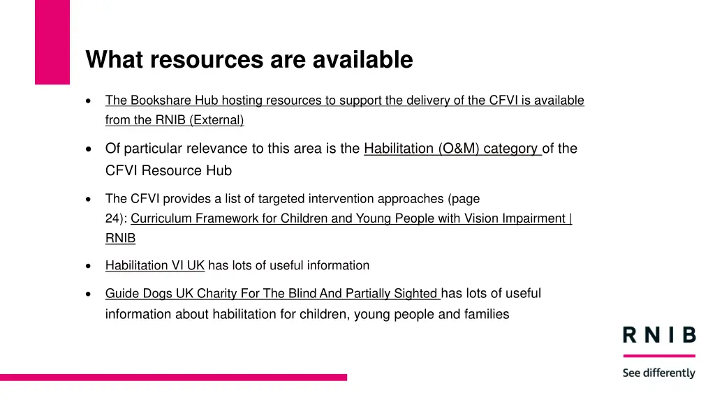 what resources are available