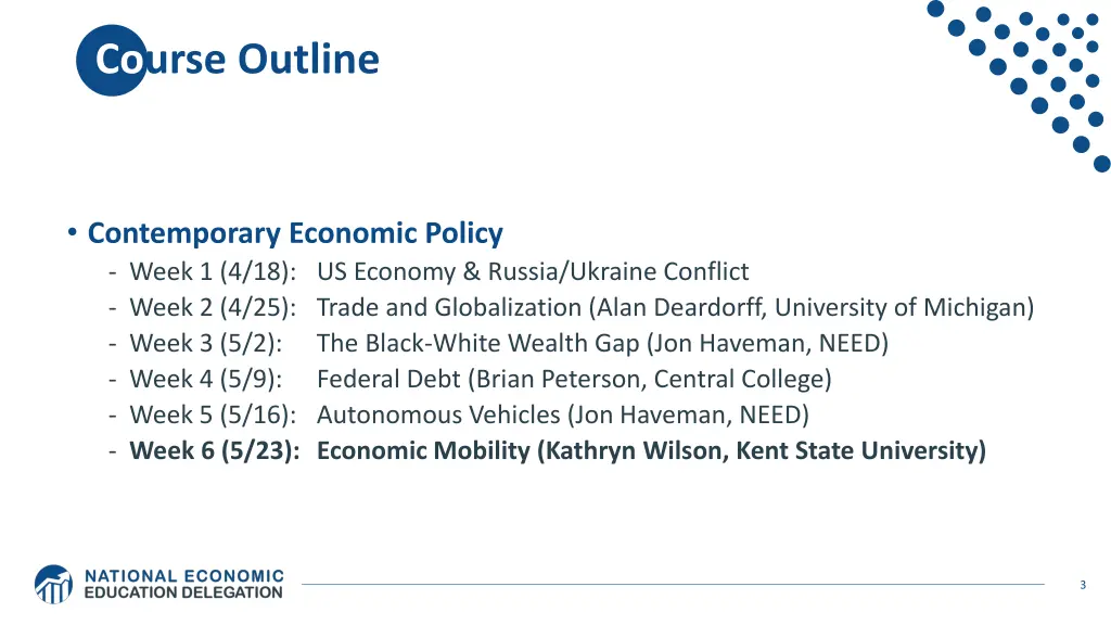 course outline