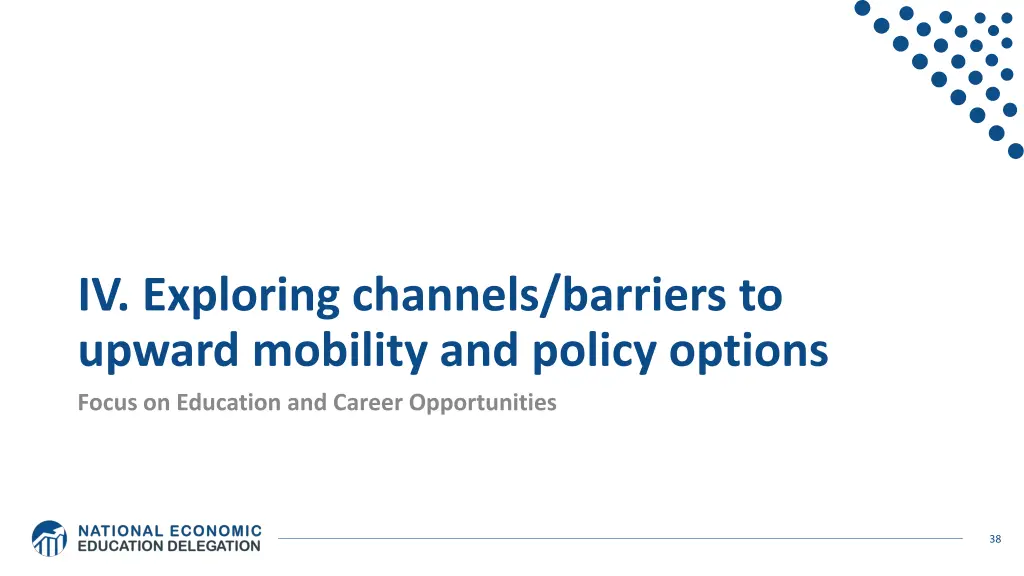 iv exploring channels barriers to upward mobility