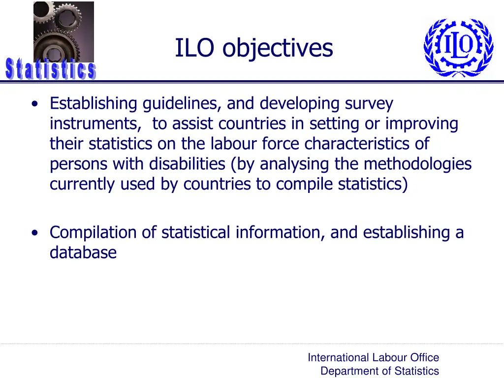 ilo objectives 1