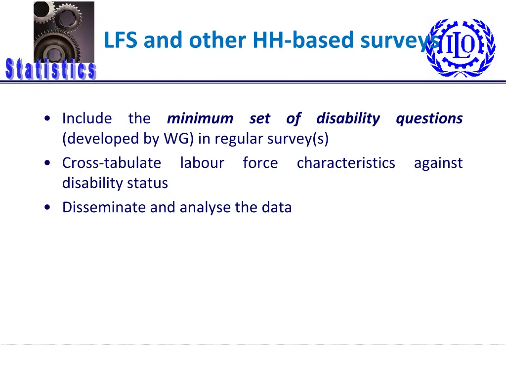 lfs and other hh based surveys