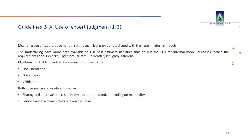 guidelines 24a use of expert judgment 1 3