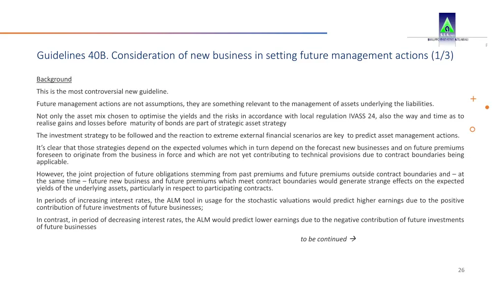 guidelines 40b consideration of new business