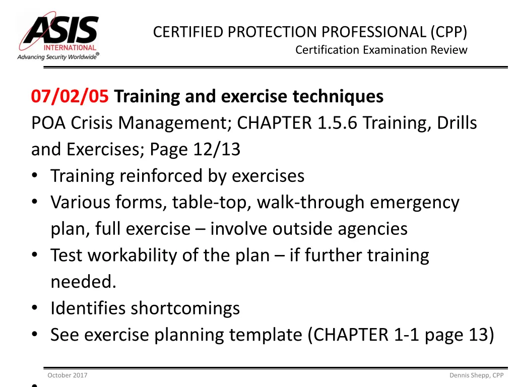 certified protection professional 7