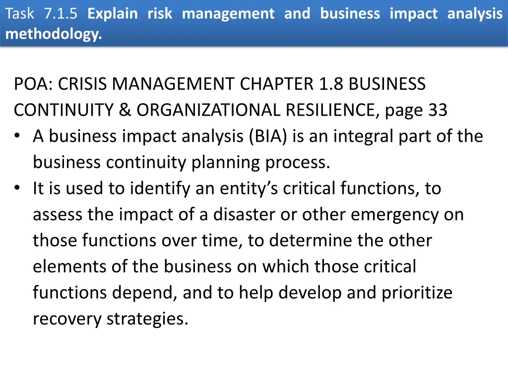 task 7 1 5 explain risk management and business