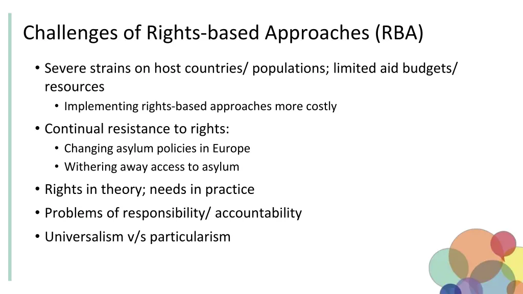 challenges of rights based approaches rba