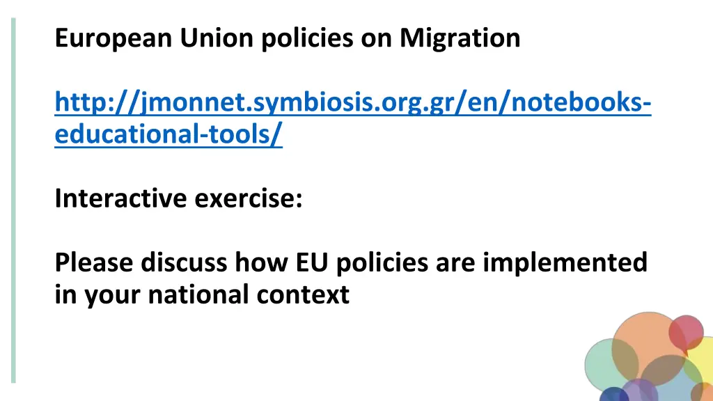 european union policies on migration