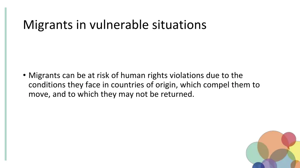 migrants in vulnerable situations