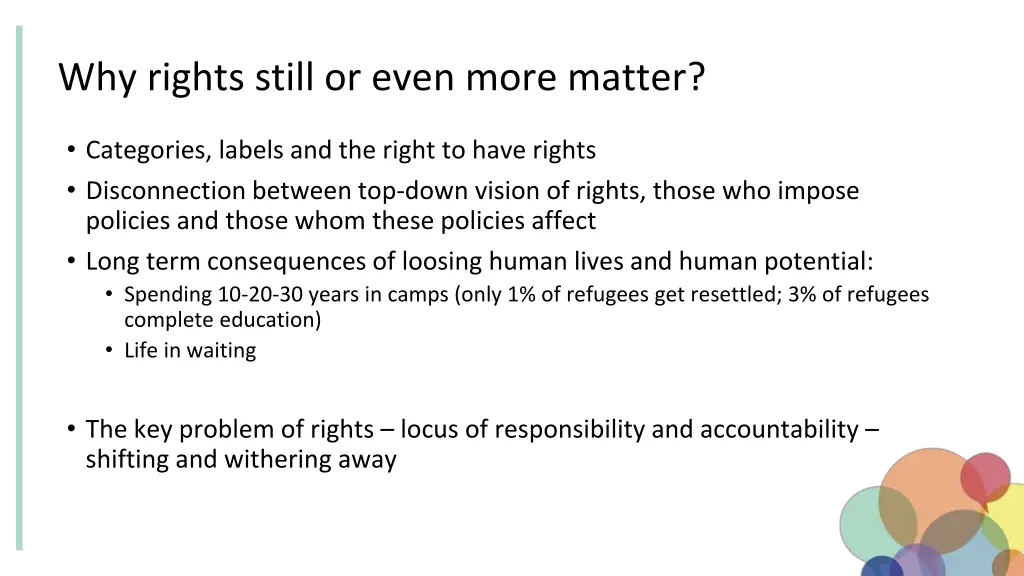 why rights still or even more matter