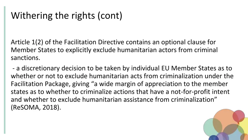 withering the rights cont