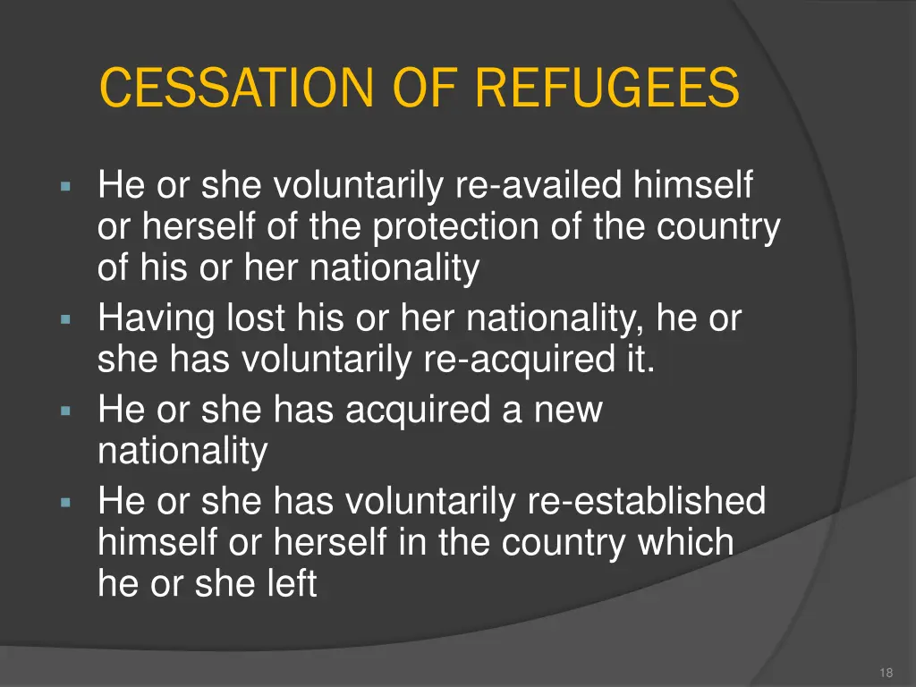 cessation of refugees