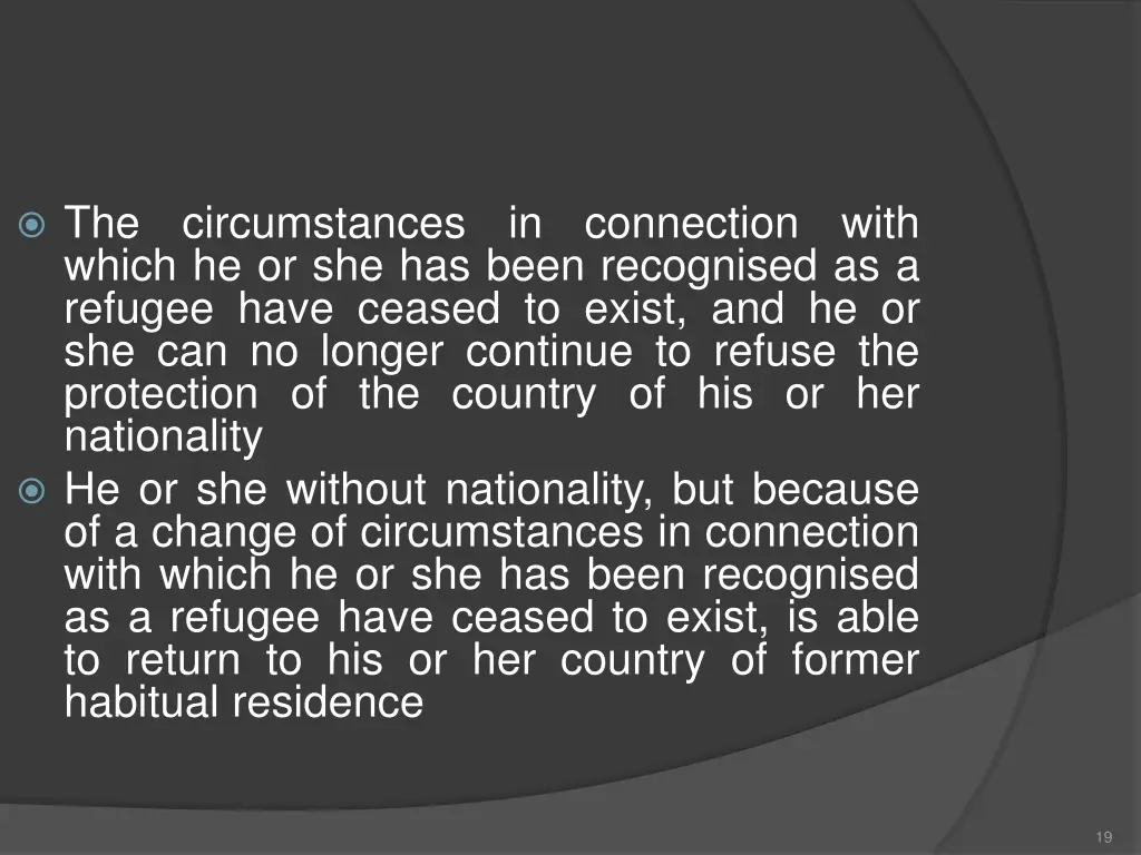 the circumstances in connection with which
