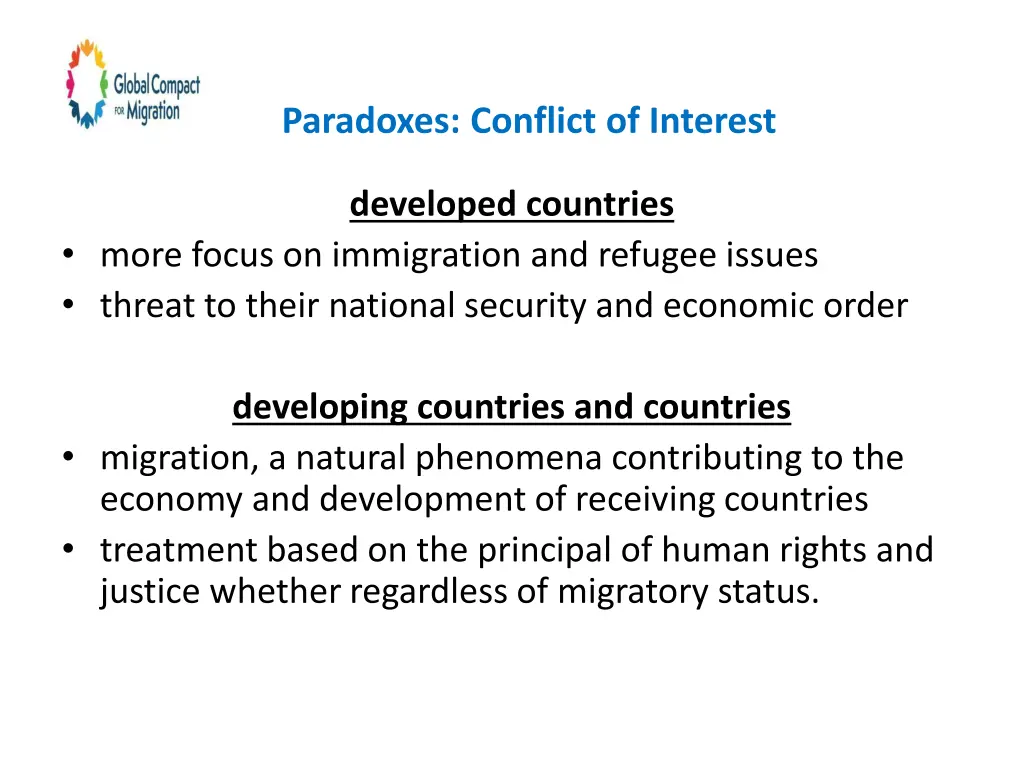 paradoxes conflict of interest