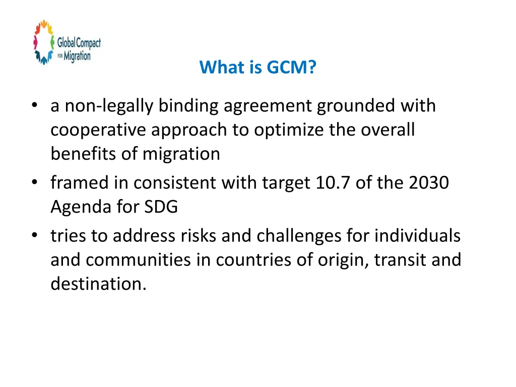 what is gcm