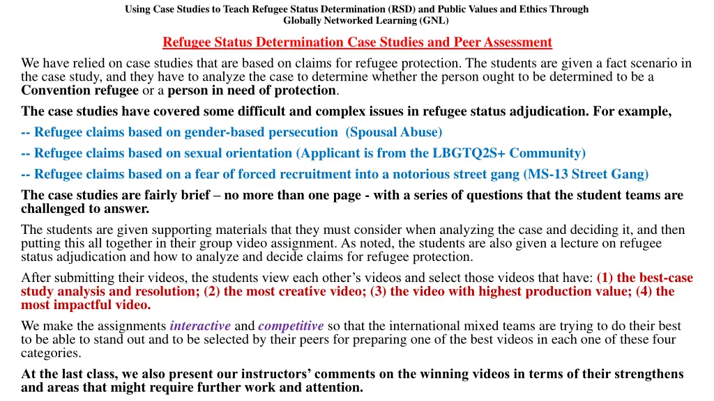 using case studies to teach refugee status 4