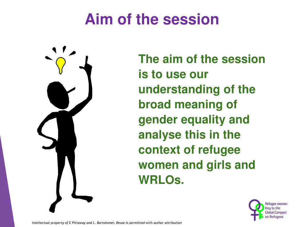 aim of the session