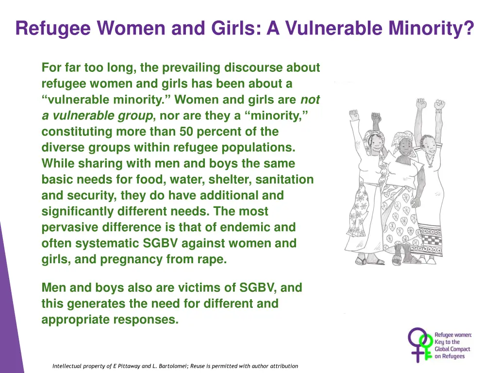 refugee women and girls a vulnerable minority