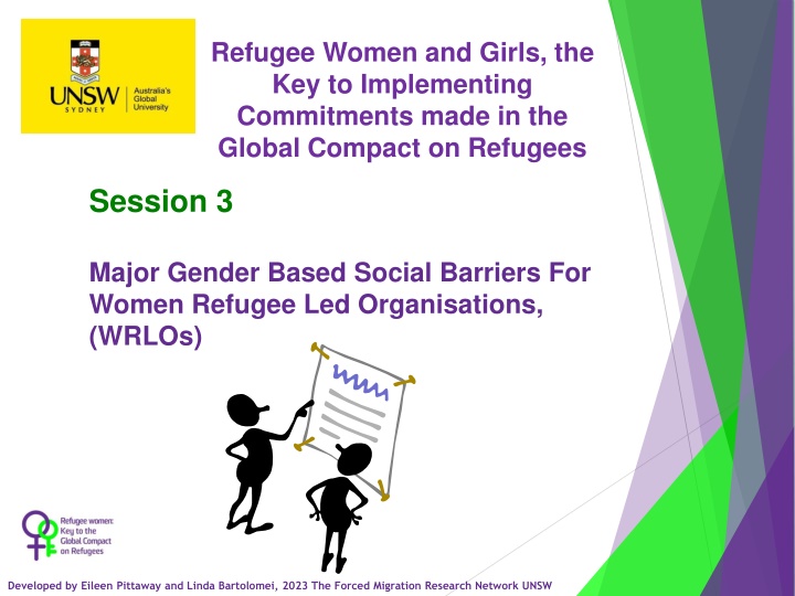 refugee women and girls the key to implementing