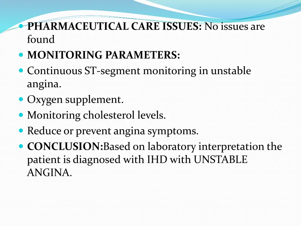 pharmaceutical care issues no issues are found