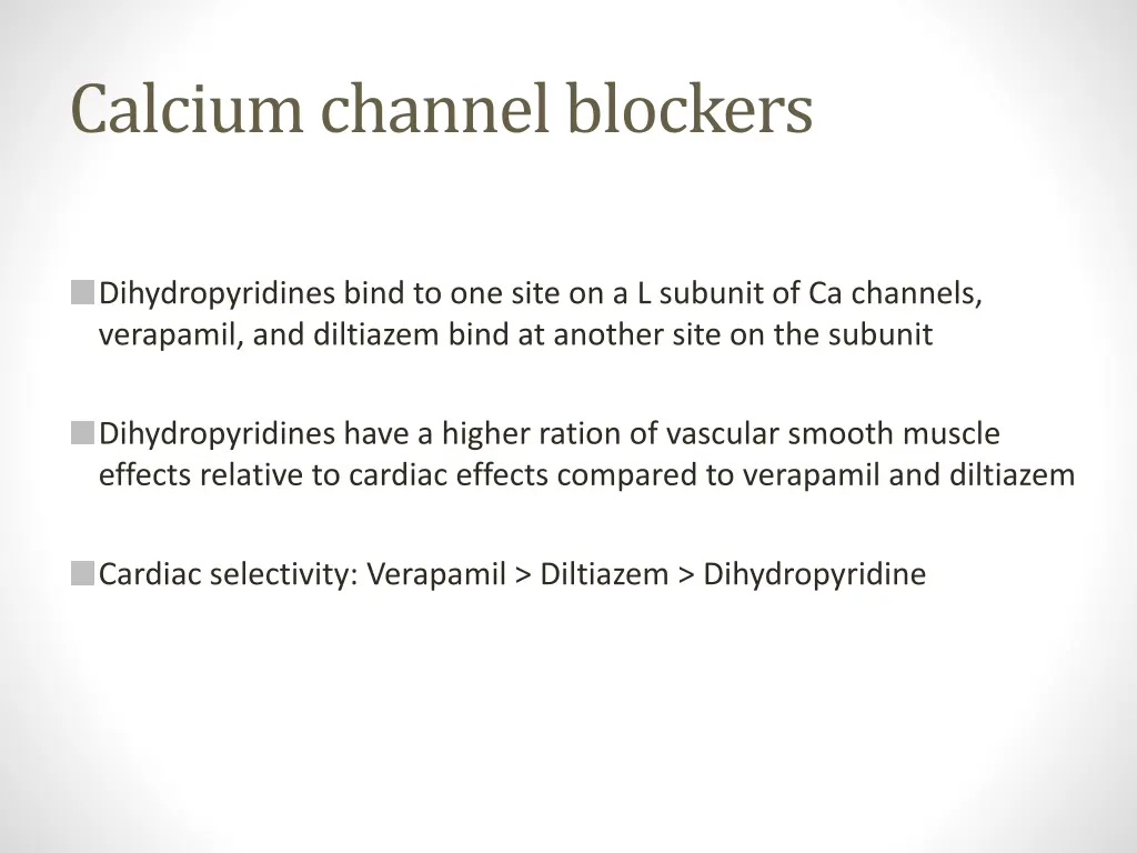 calcium channel blockers 1