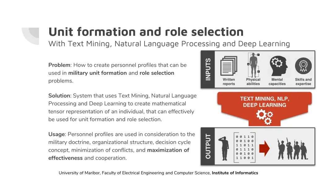 unit formation and role selection with text