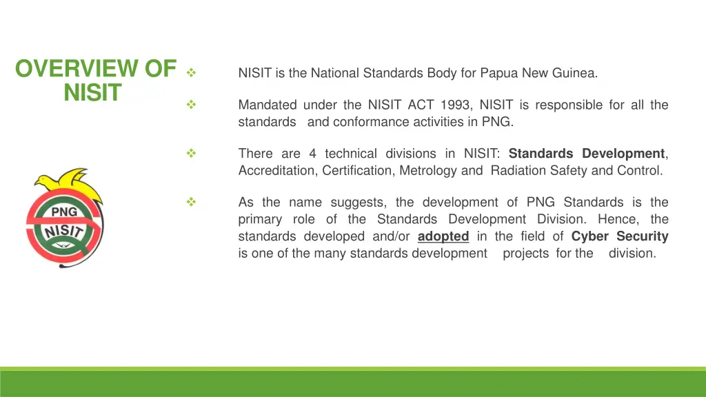 overview of nisit