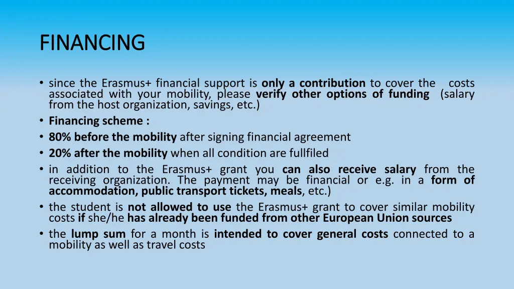 financing financing