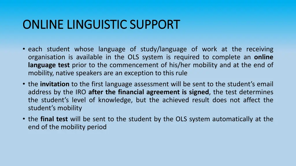online linguistic support online linguistic
