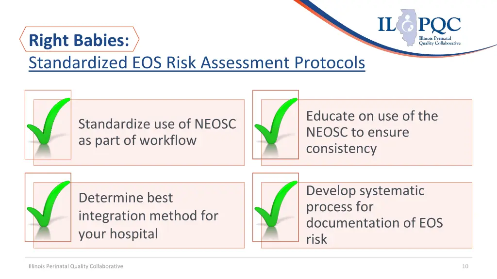 right babies standardized eos risk assessment