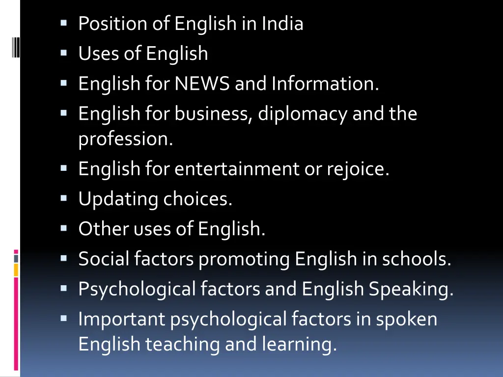 position of english in india uses of english