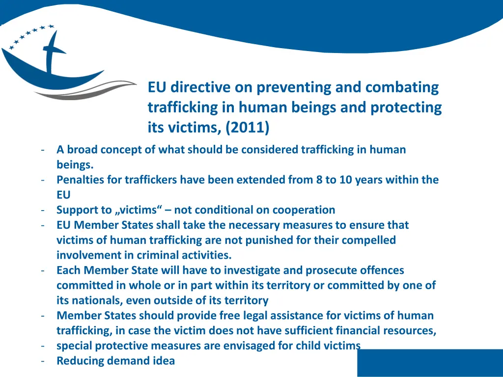 eu directive on preventing and combating