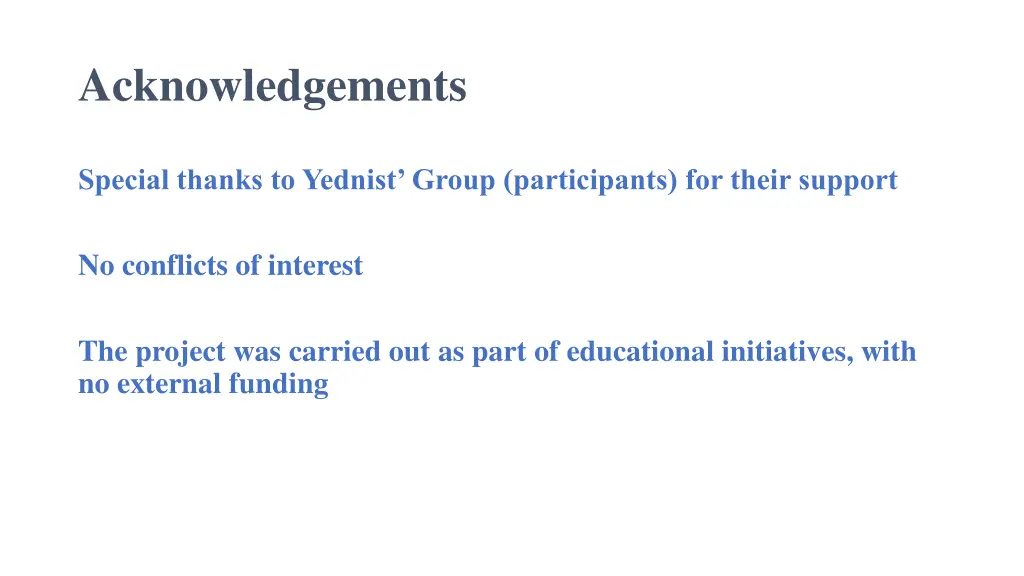 acknowledgements