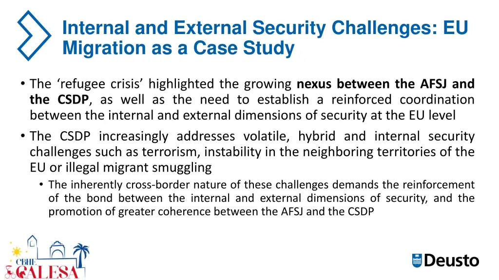 internal and external security challenges