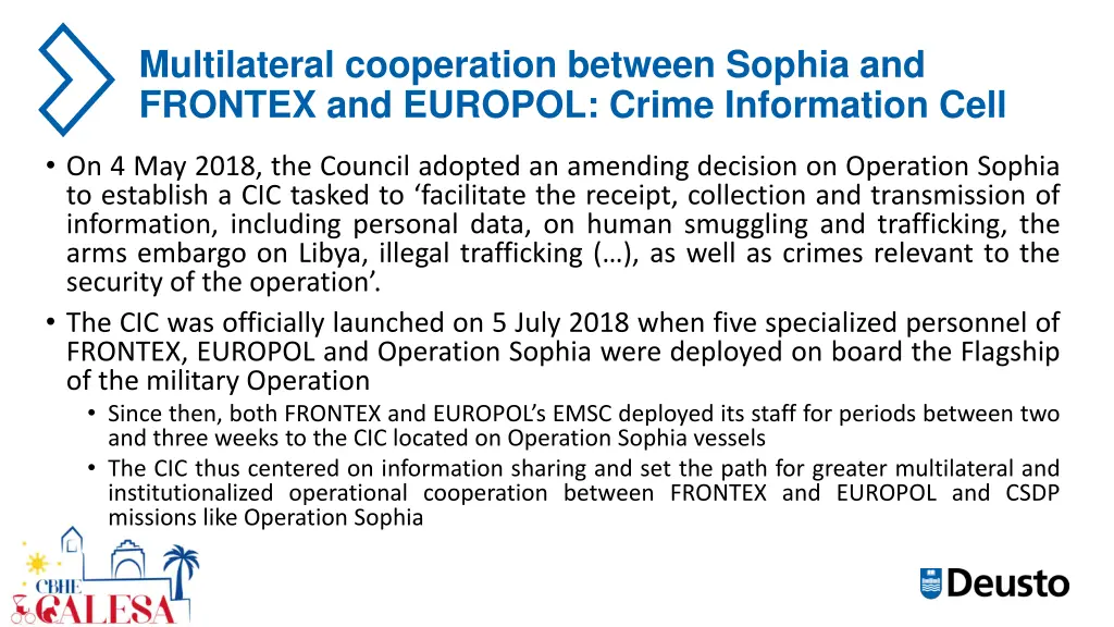 multilateral cooperation between sophia