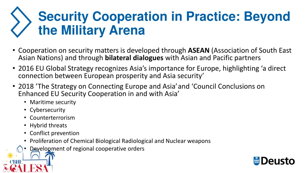 security cooperation in practice beyond