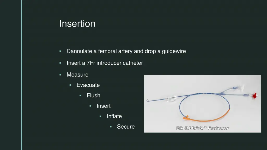 insertion