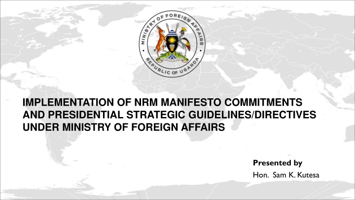 implementation of nrm manifesto commitments