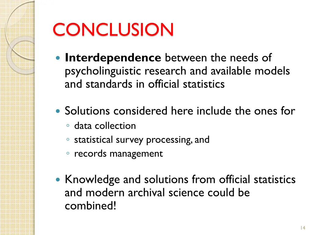 conclusion