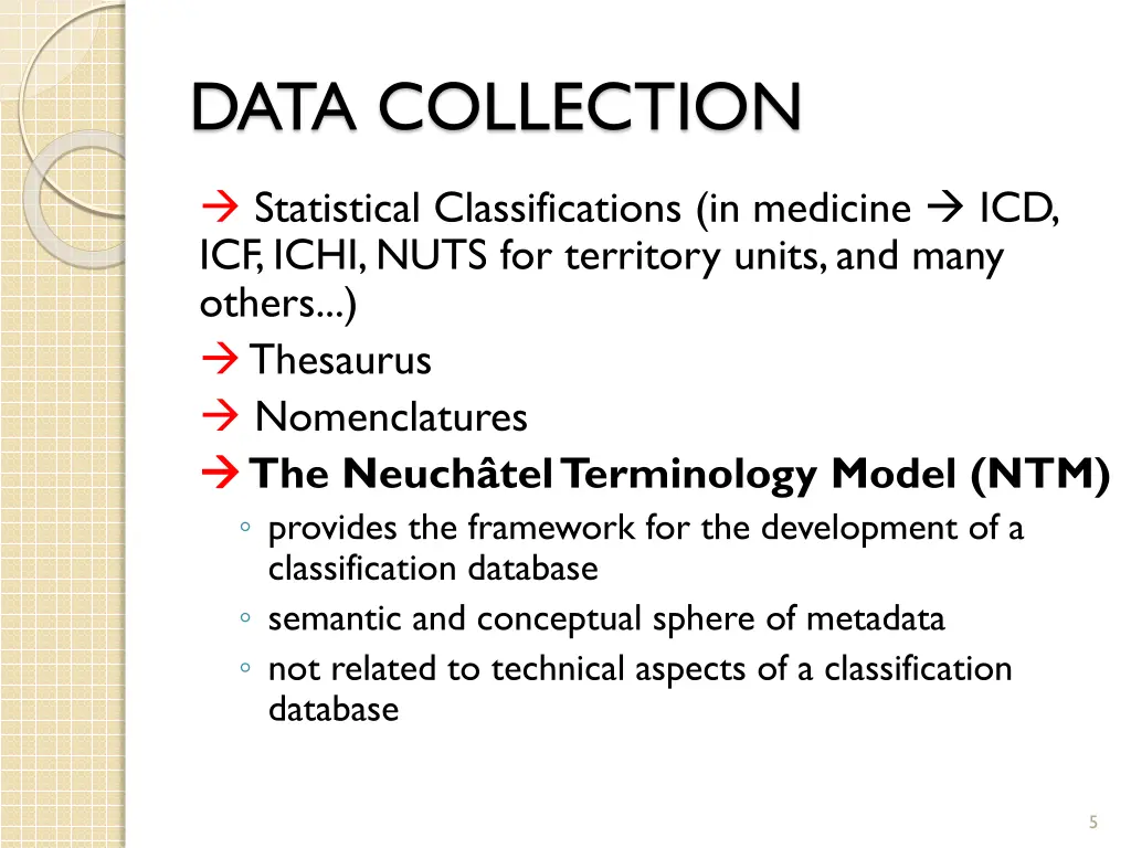 data collection
