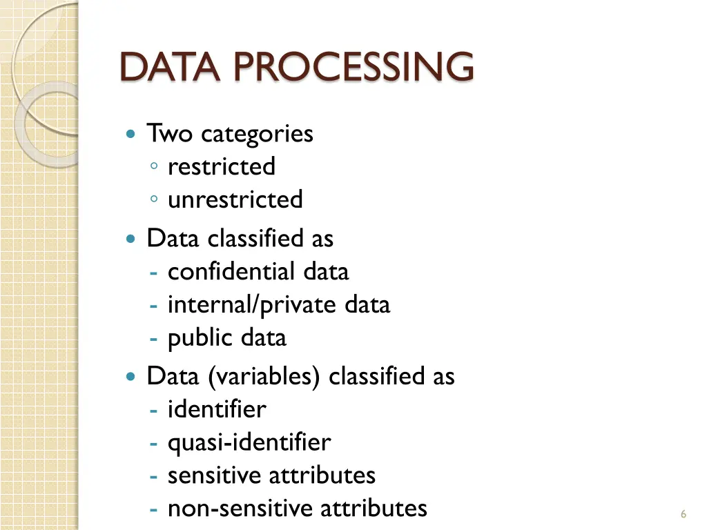 data processing