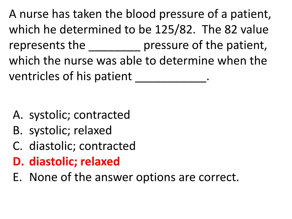 a nurse has taken the blood pressure of a patient