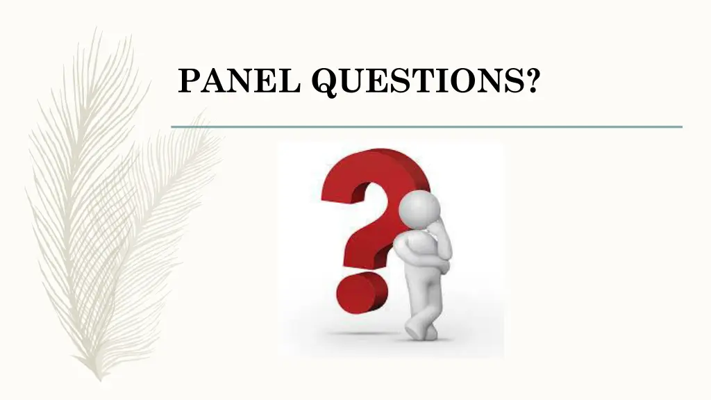 panel questions