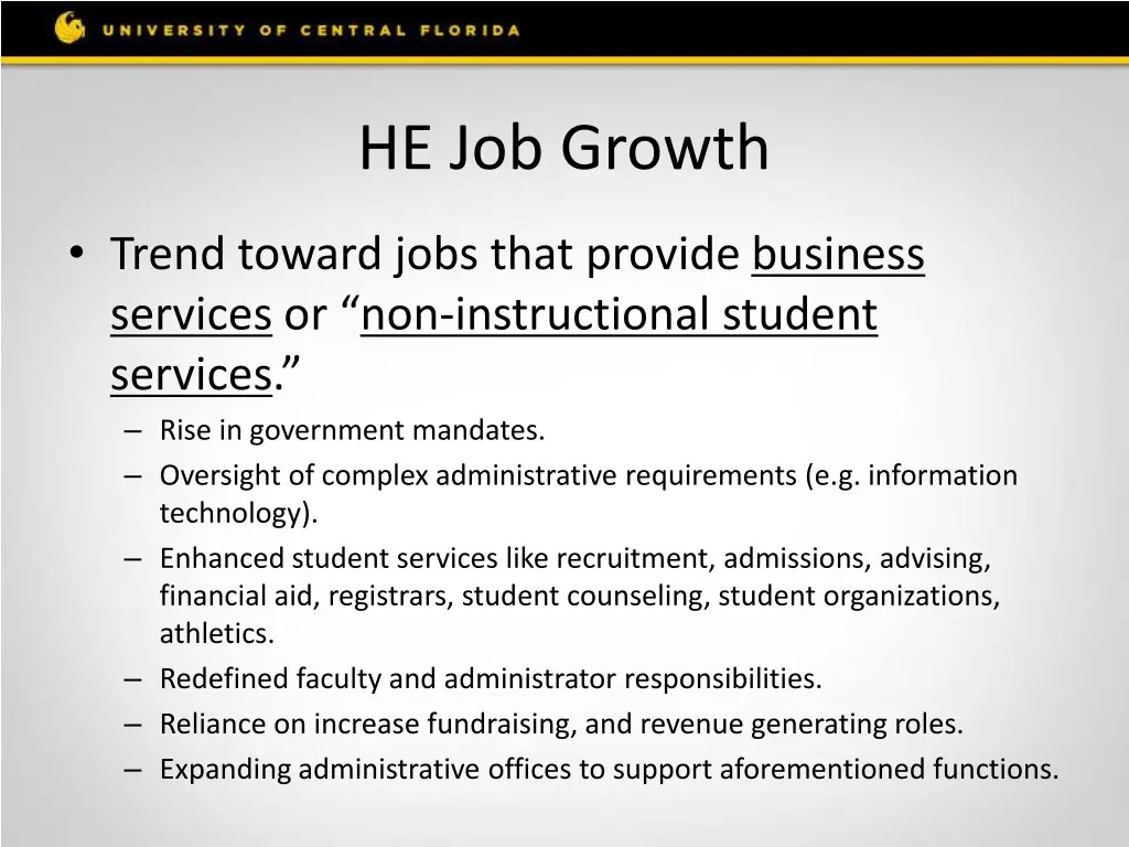 he job growth